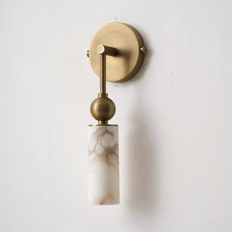 Duo Alabaster Sconce