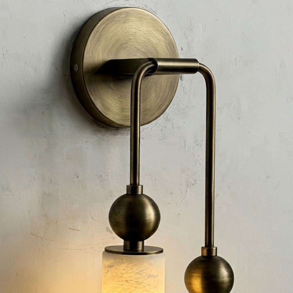Duo Alabaster Sconce
