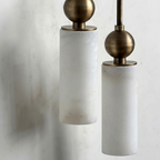 Duo Alabaster Sconce