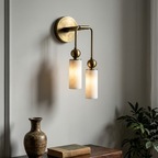Duo Alabaster Sconce