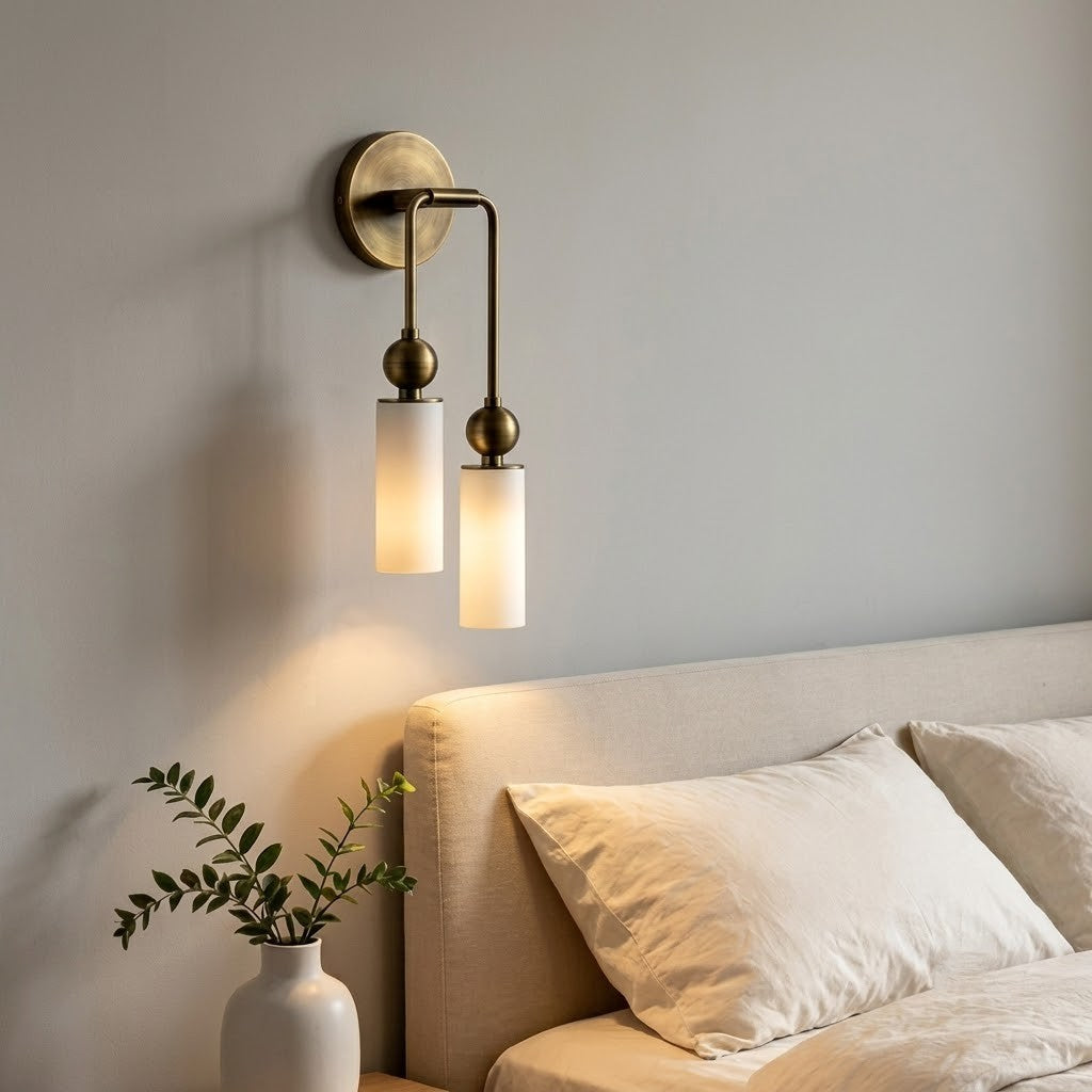 Duo Alabaster Sconce