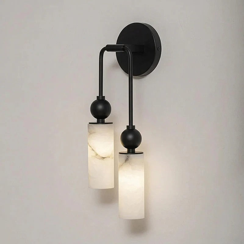 Duo Alabaster Sconce