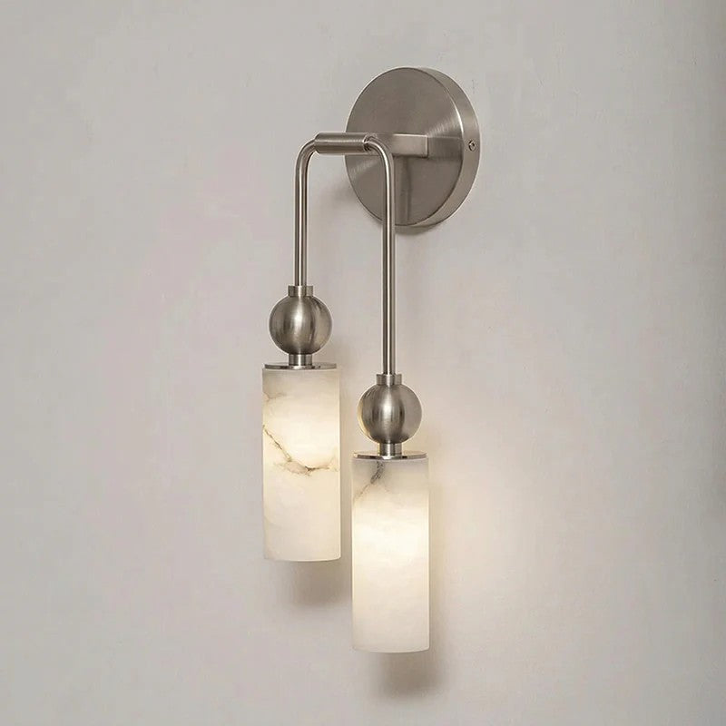 Duo Alabaster Sconce