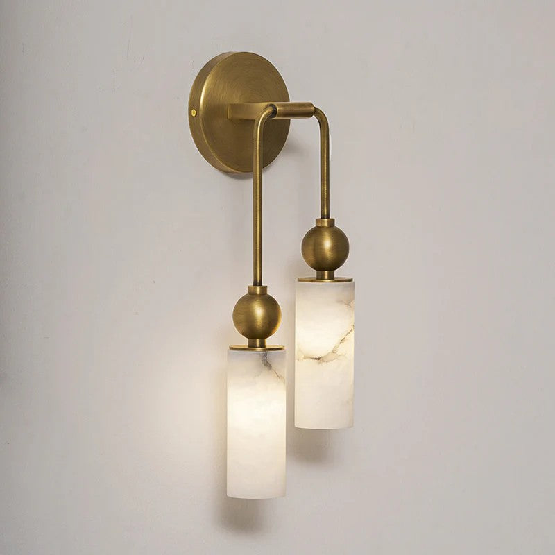 Duo Alabaster Sconce