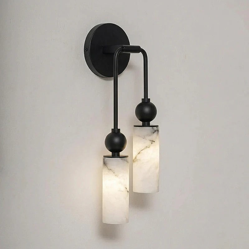 Duo Alabaster Sconce