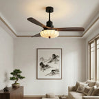 Elira Flower Fabric Ceiling Fan Light