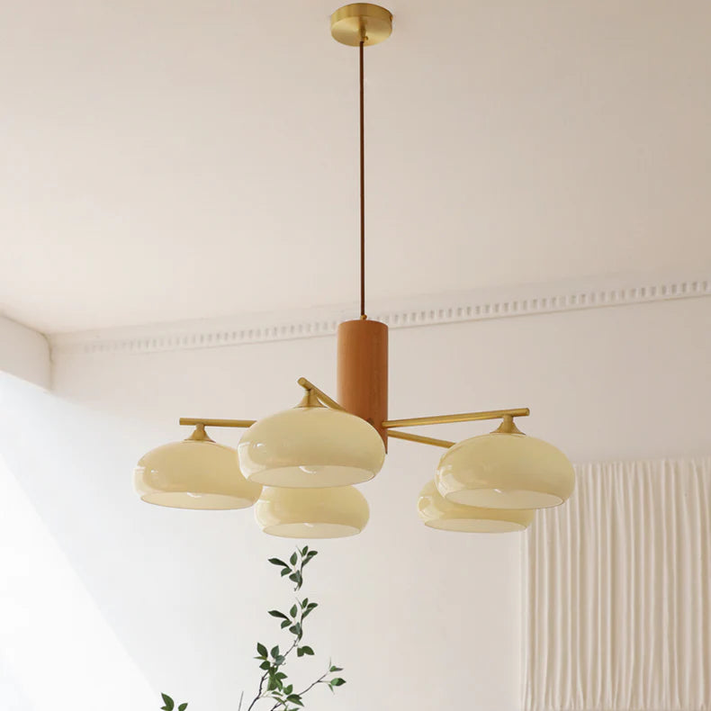 Lustre elliptique Kaki
