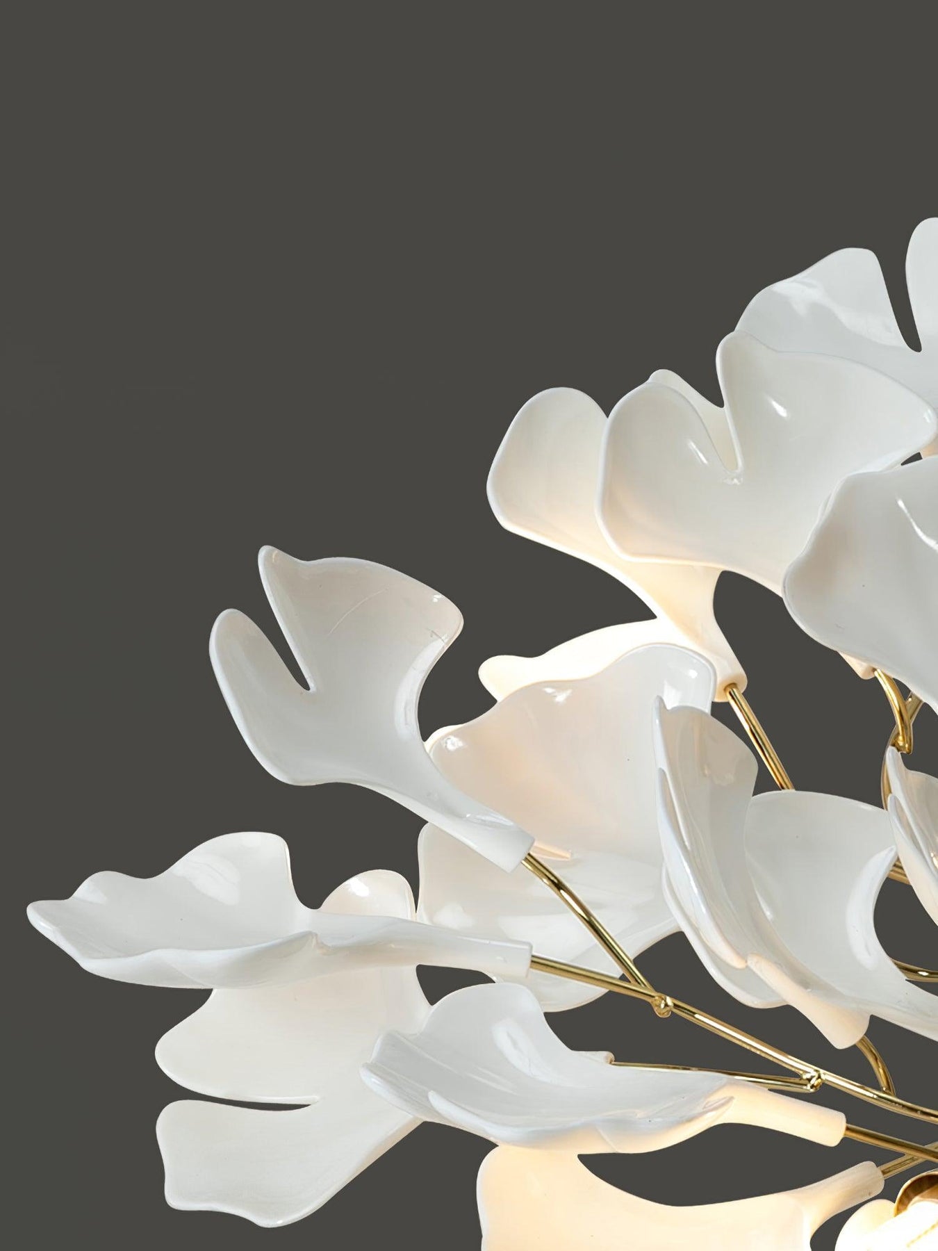 Ginkgo Ceramic Flush Mount