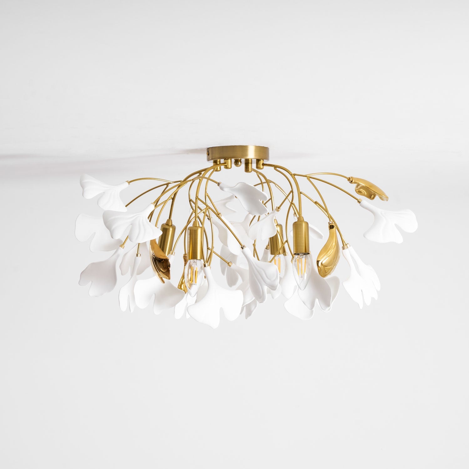 Ginkgo Ceramic Flush Mount