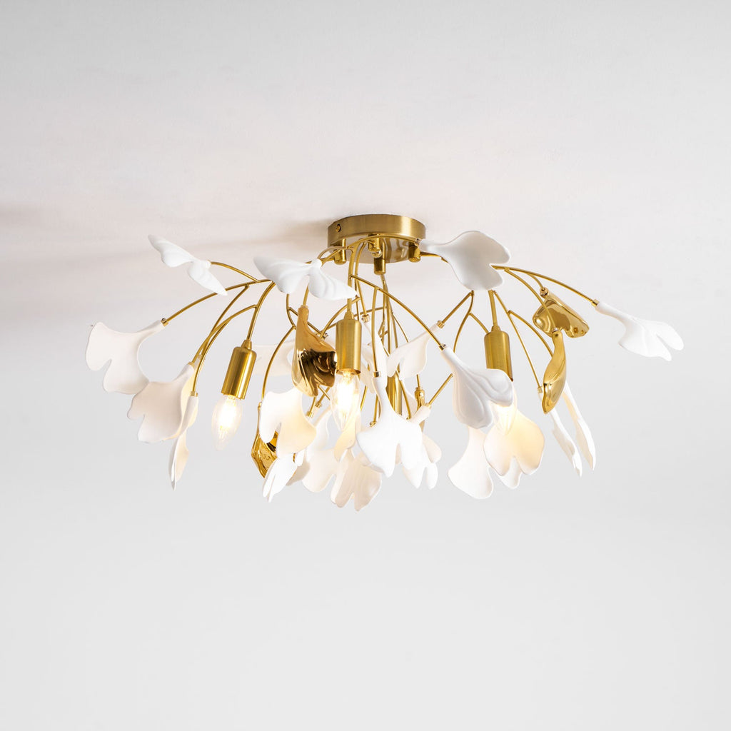 Ginkgo Ceramic Flush Mount