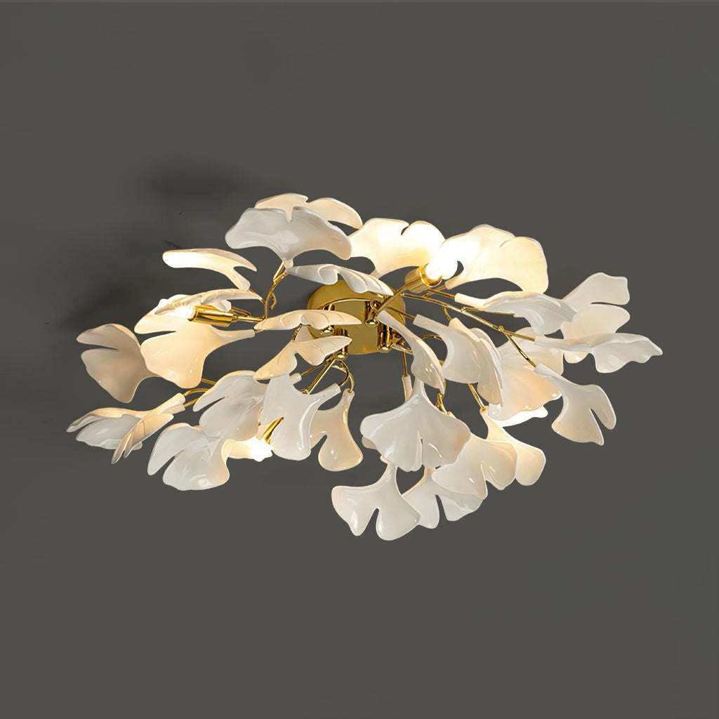 Ginkgo Ceramic Flush Mount