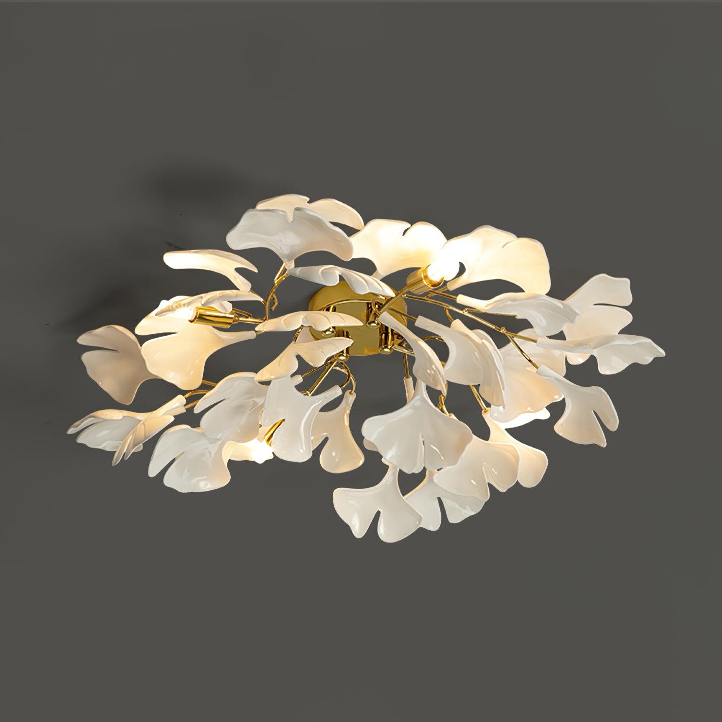 Ginkgo Ceramic Flush Mount