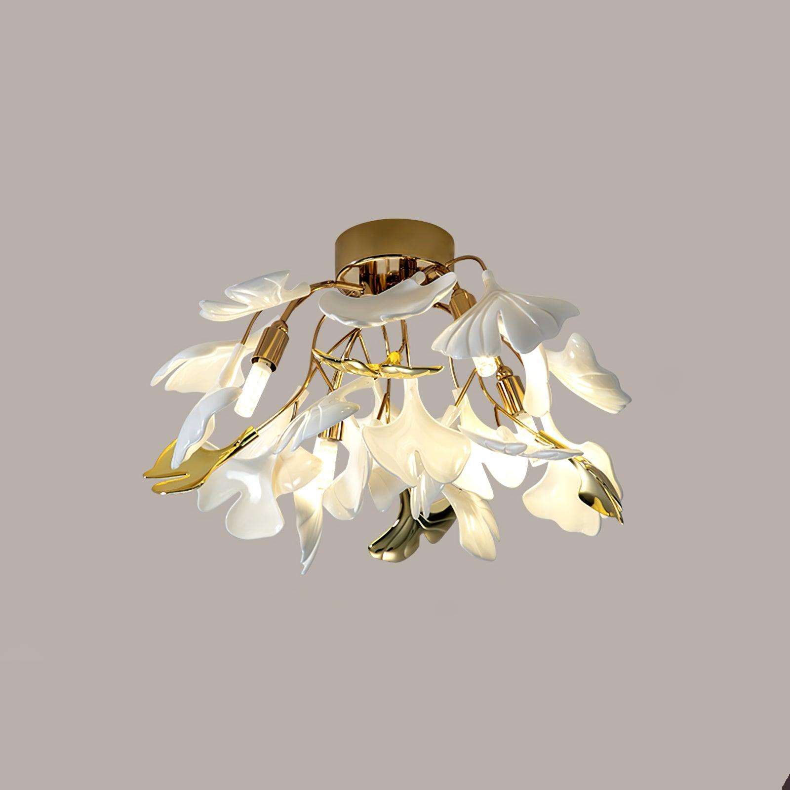Ginkgo Ceramic Flush Mount