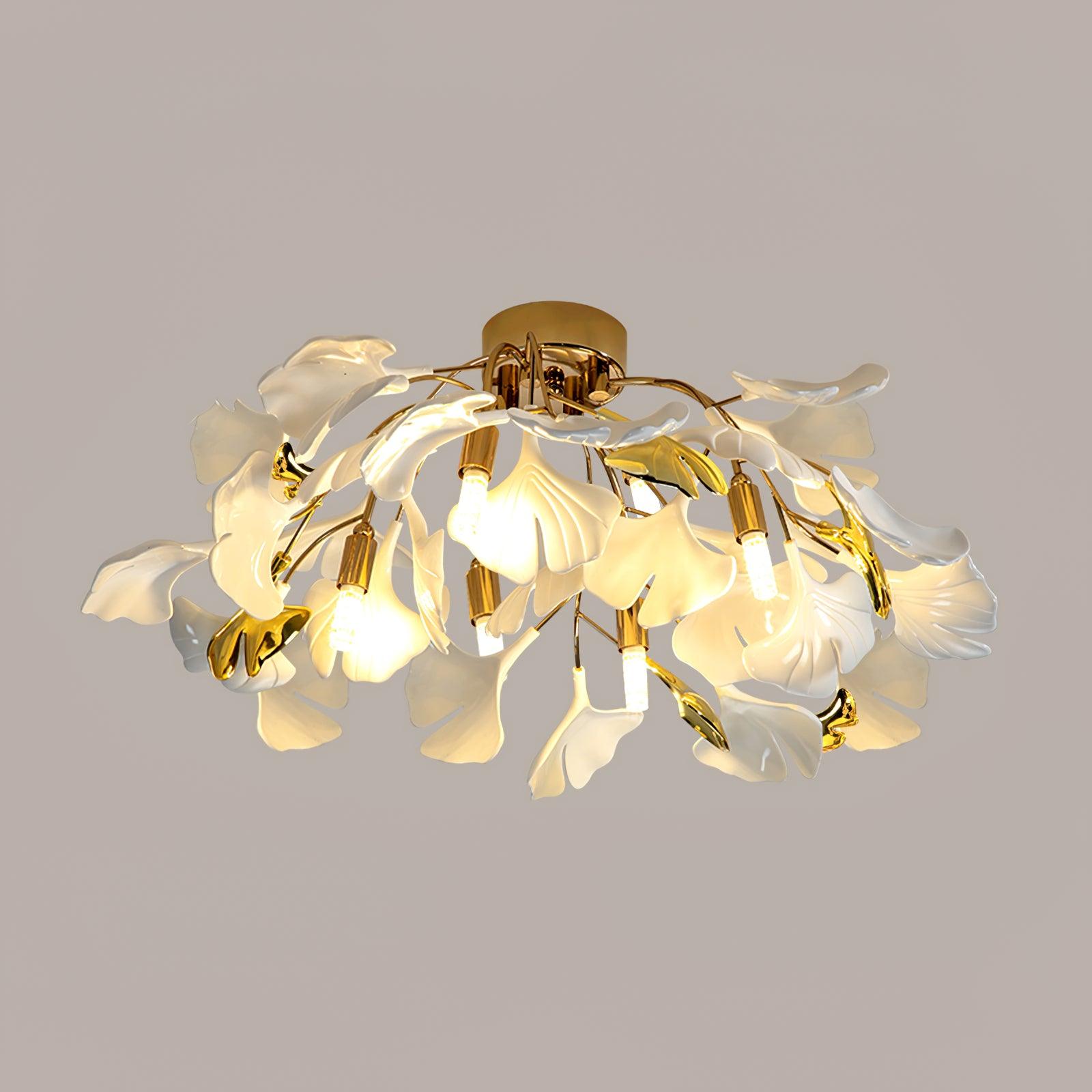 Ginkgo Ceramic Flush Mount