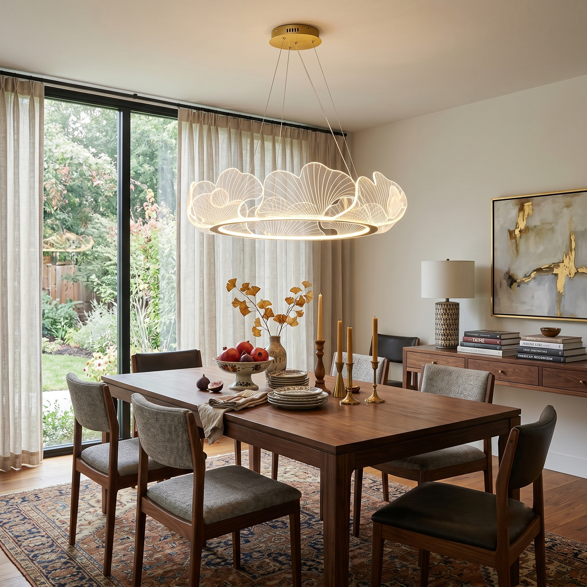 Acrylic Ring LED Chandelier