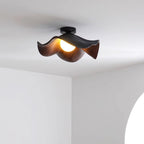 Wavy Lotus Petal Flush Mount