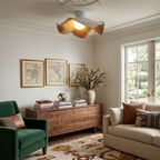 Wavy Lotus Petal Flush Mount