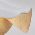 Wavy Lotus Petal Flush Mount