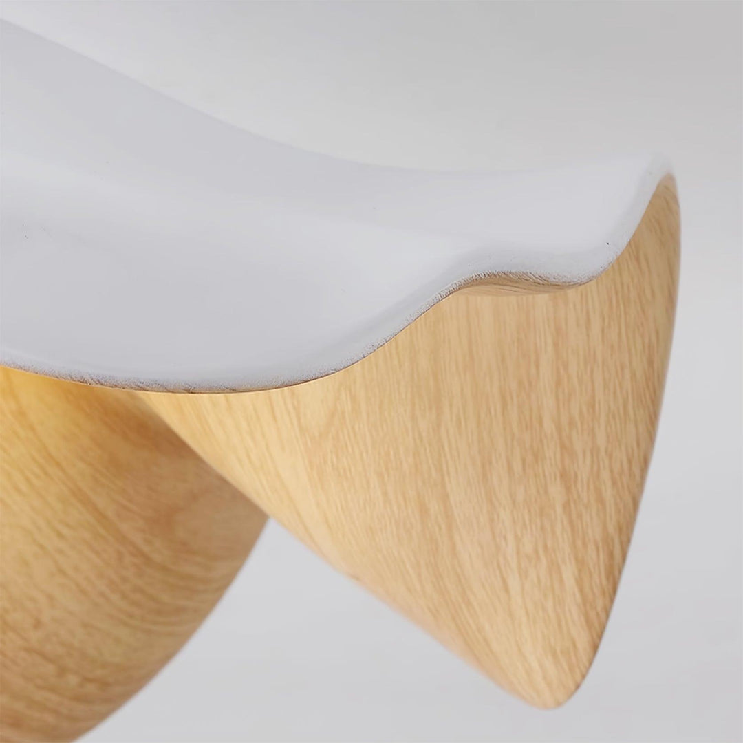 Wavy Lotus Petal Flush Mount