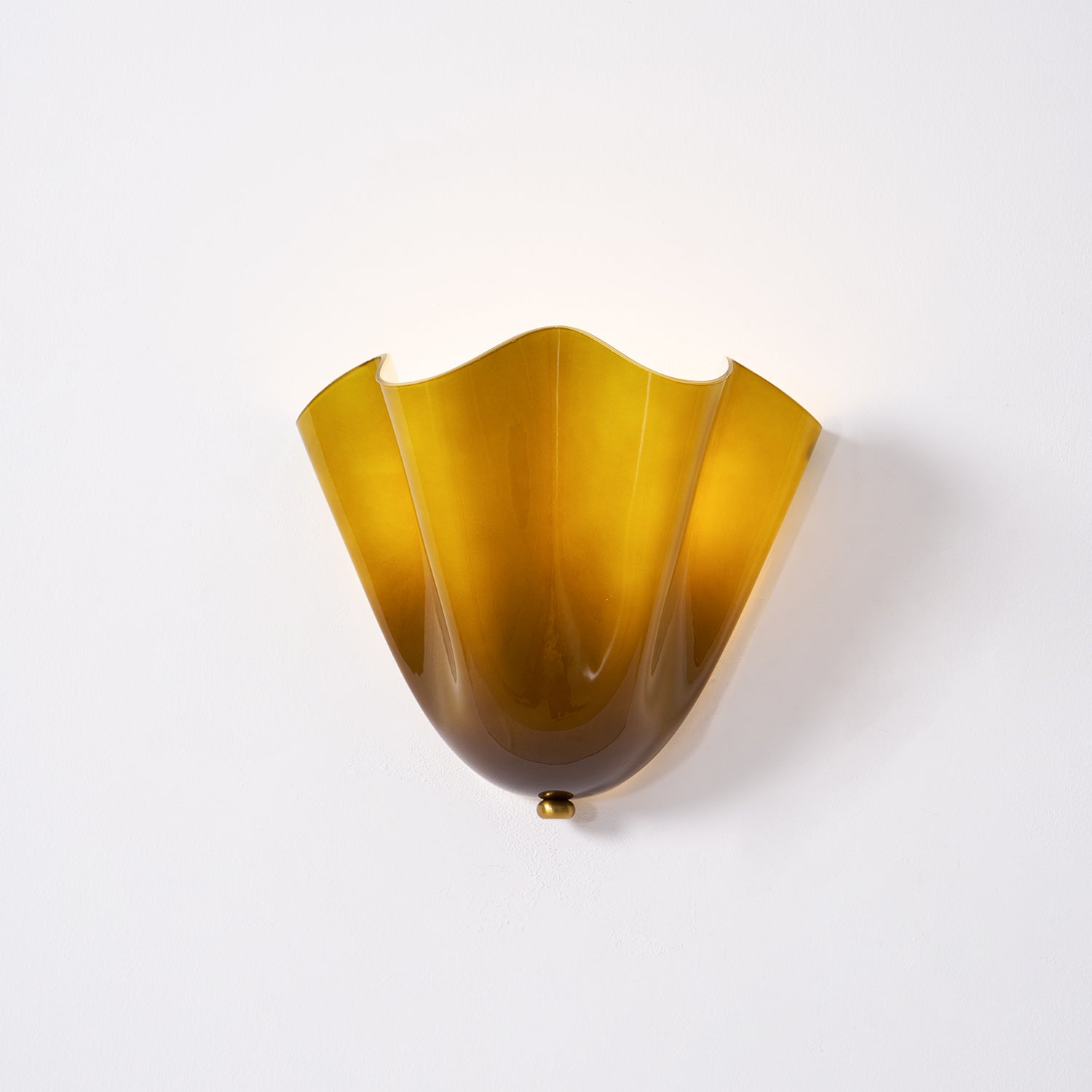 Glass Petal Wall Sconce