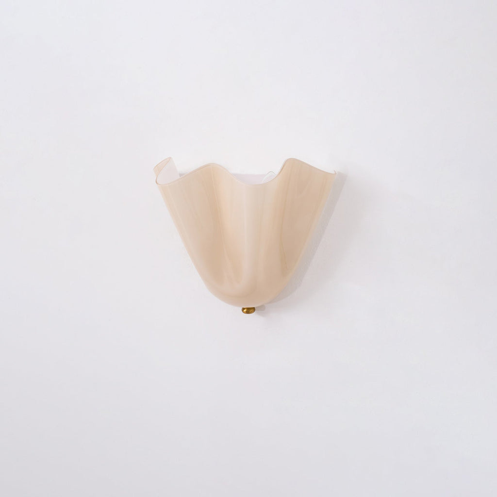 Glass Petal Wall Sconce