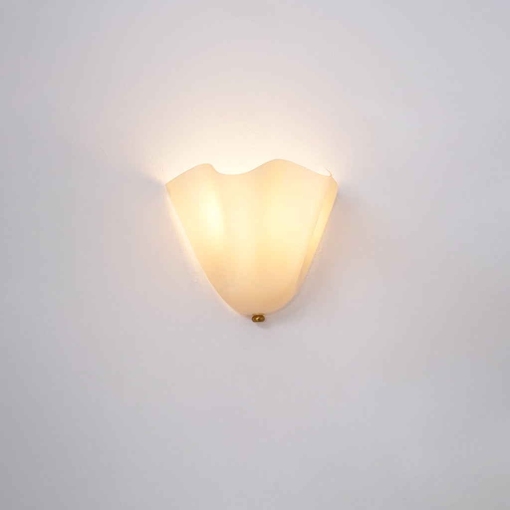 Glass Petal Wall Sconce