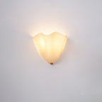 Glass Petal Wall Sconce