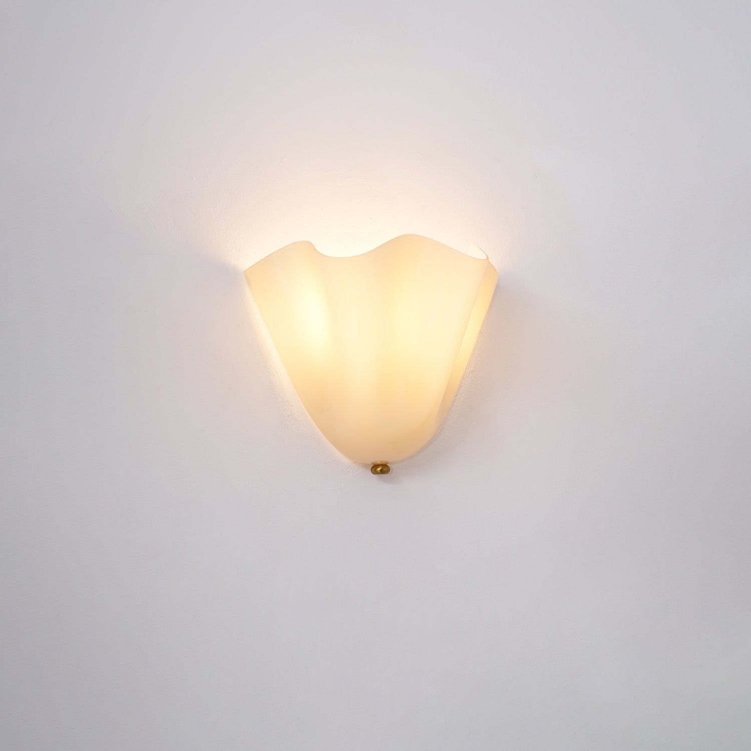 Glass Petal Wall Sconce