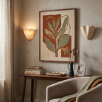 Glass Petal Wall Sconce