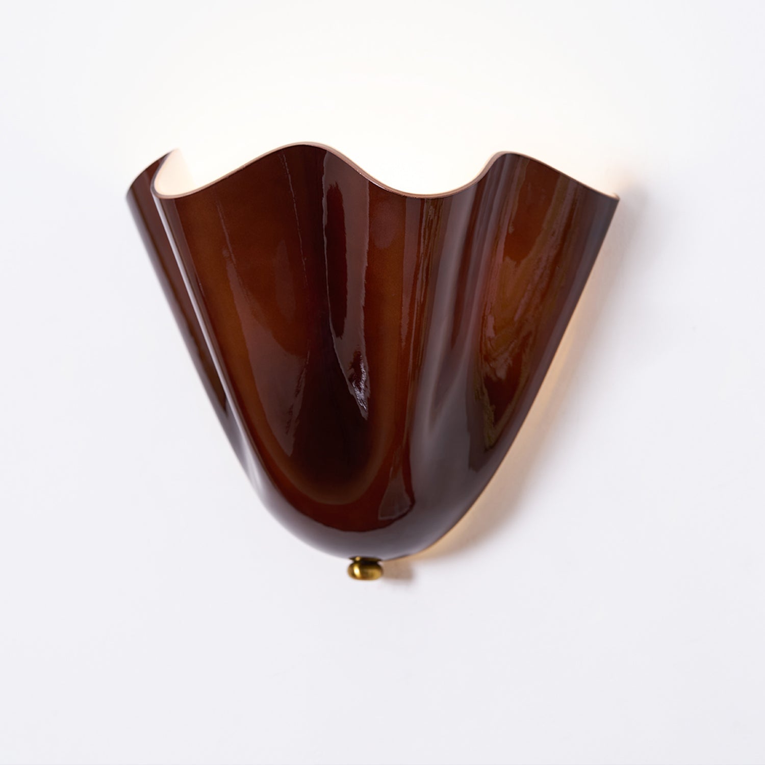 Glass Petal Wall Sconce