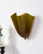 Glass Petal Wall Sconce