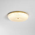 Ripple Ribbed Glass Flush Mount