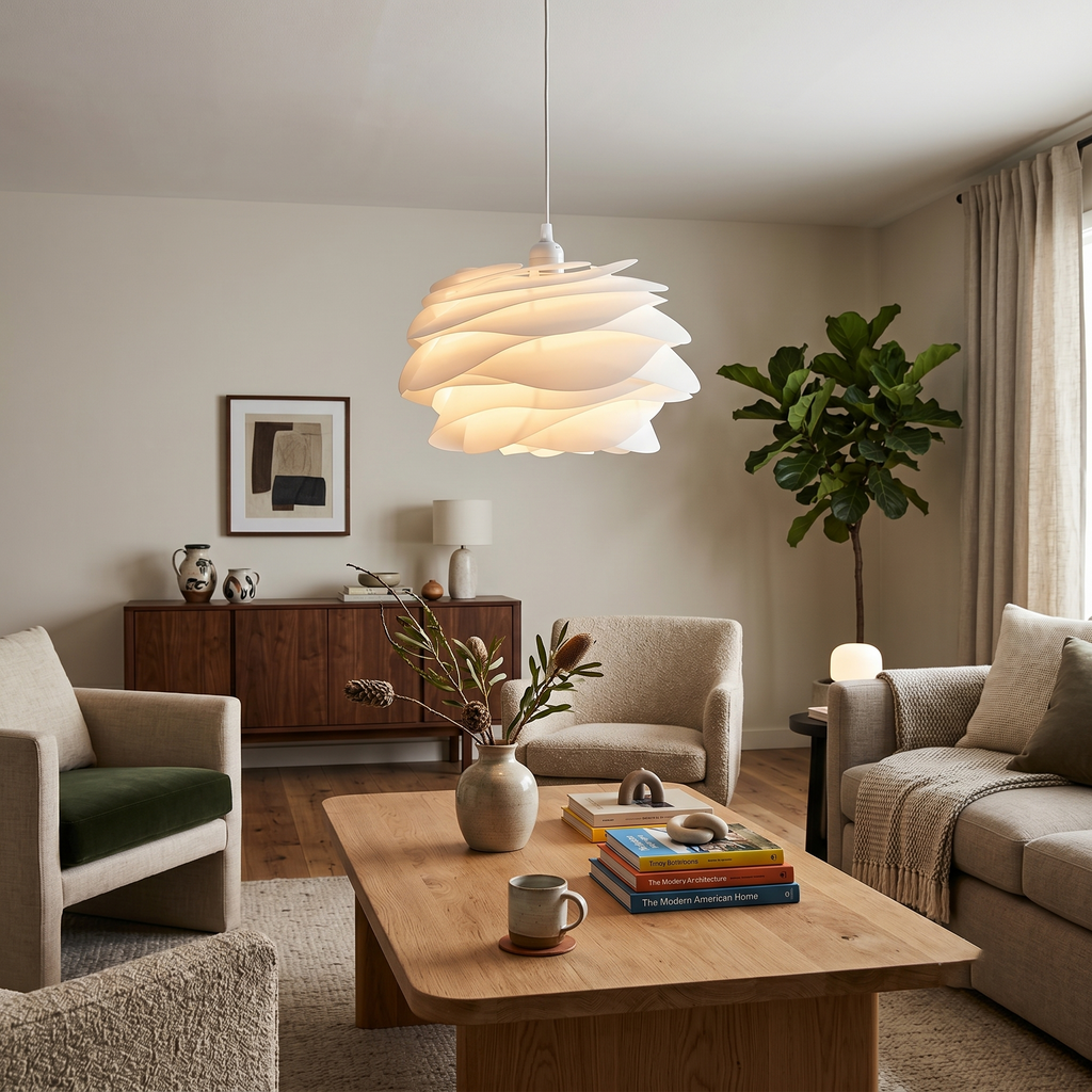 Rose Floral Pendant Light