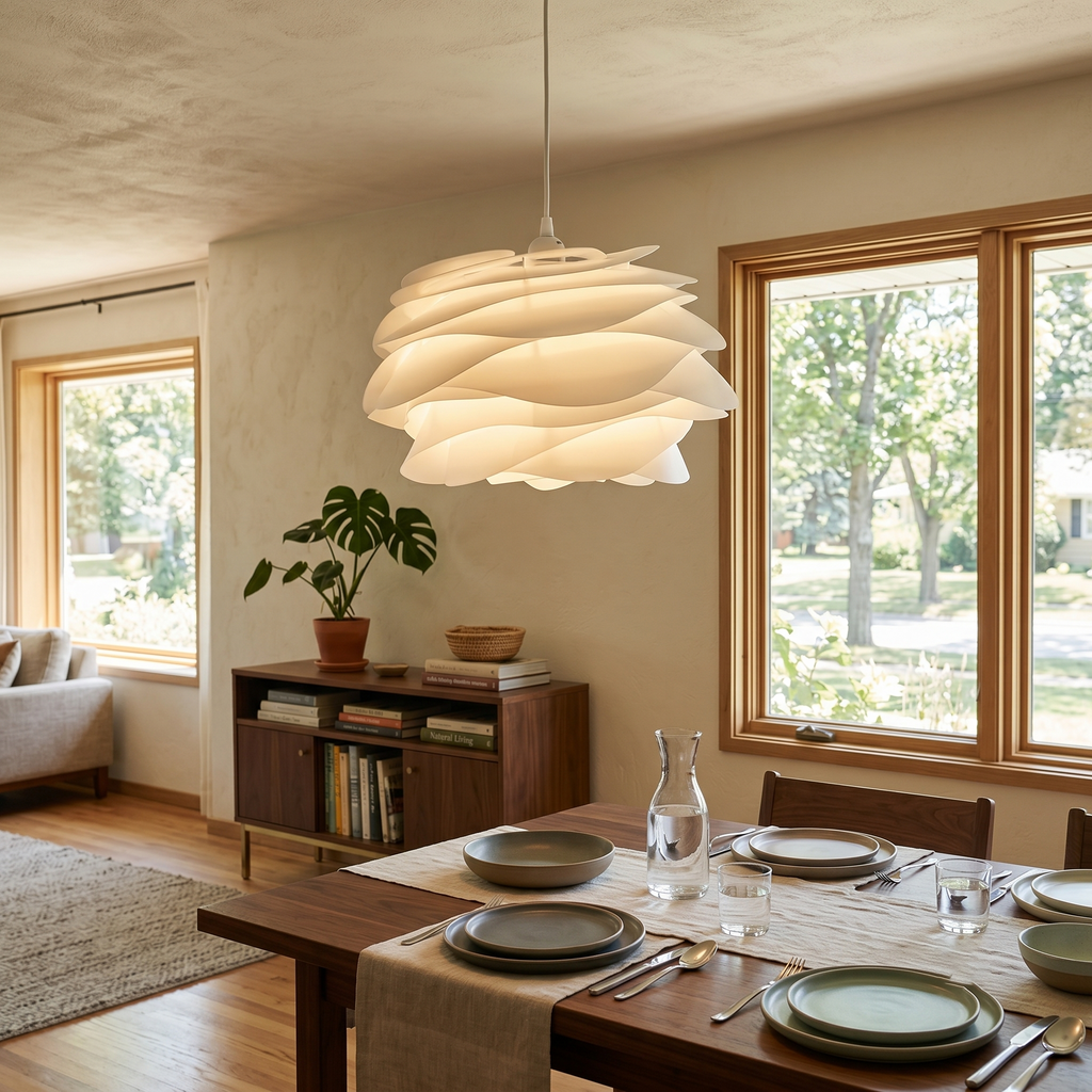 Rose Floral Pendant Light
