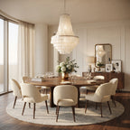 Empire Capiz Shell Chandelier