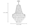 Empire Capiz Shell Chandelier