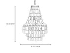 Empire Capiz Shell Chandelier