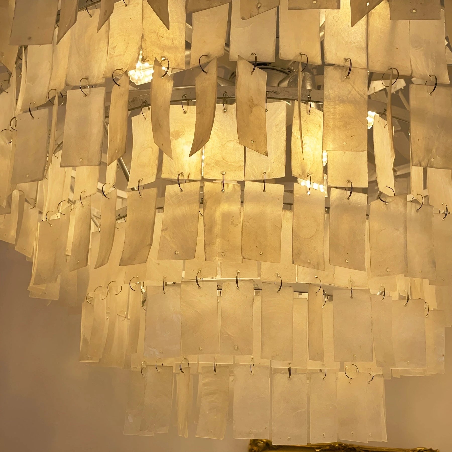 Empire Capiz Shell Chandelier
