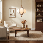 Fabric Lantern Pendant Light