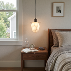 Faceted Alabaster Pendant Light