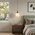 Faceted Alabaster Pendant Light