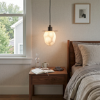 Faceted Alabaster Pendant Light