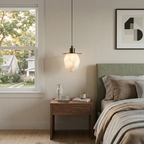 Faceted Alabaster Pendant Light