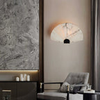 Fan Alabaster Wall Sconce