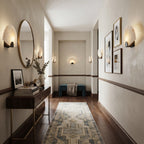 Fan Alabaster Wall Sconce