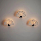 Fan Alabaster Wall Sconce