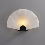Fan Alabaster Wall Sconce