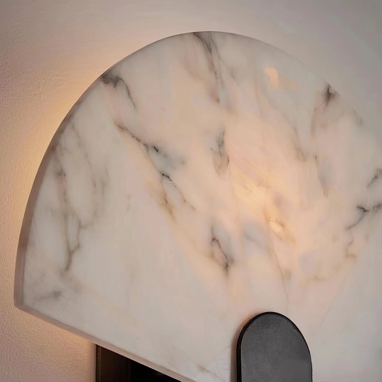 Fan Alabaster Wall Sconce