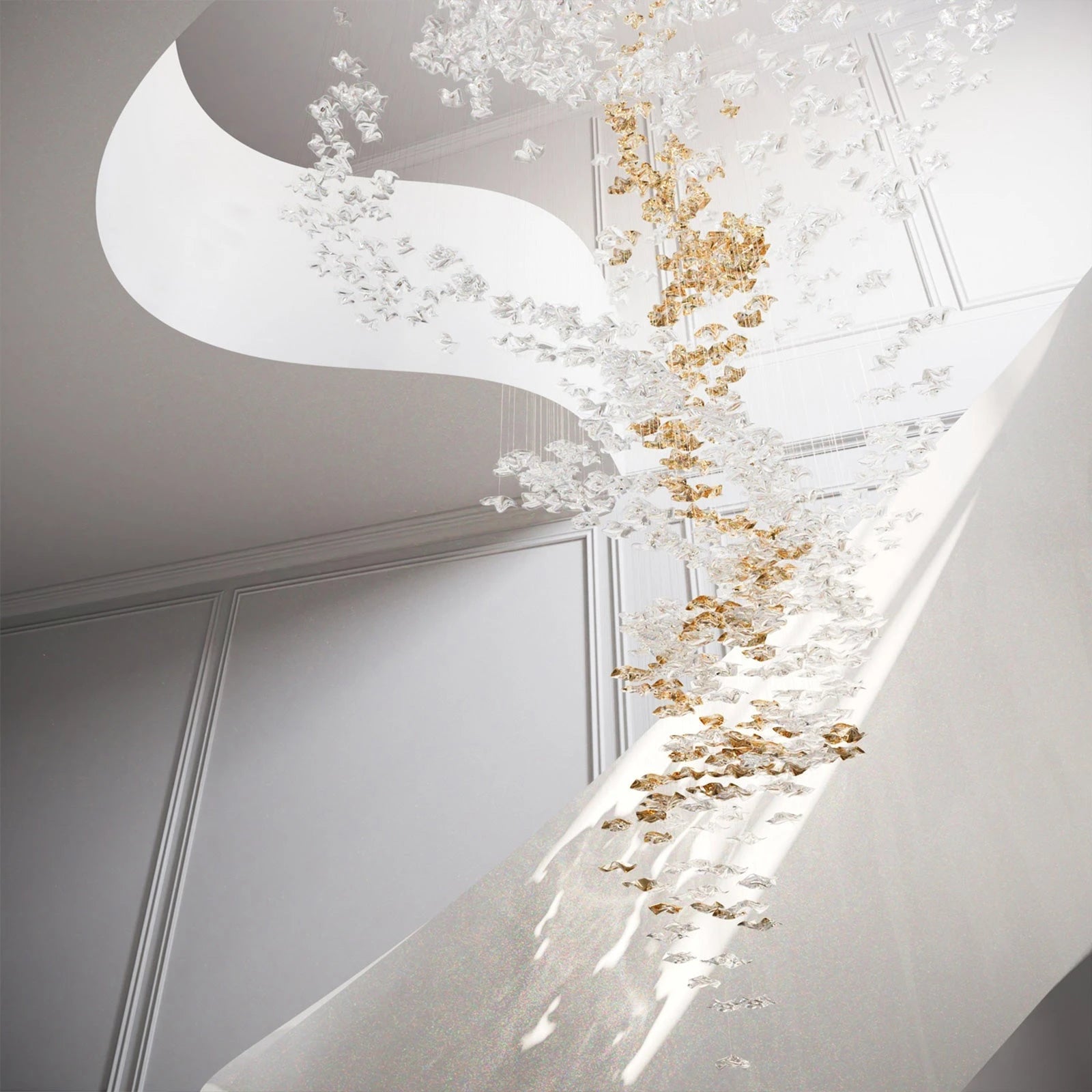 Floating Cloud Art Chandelier