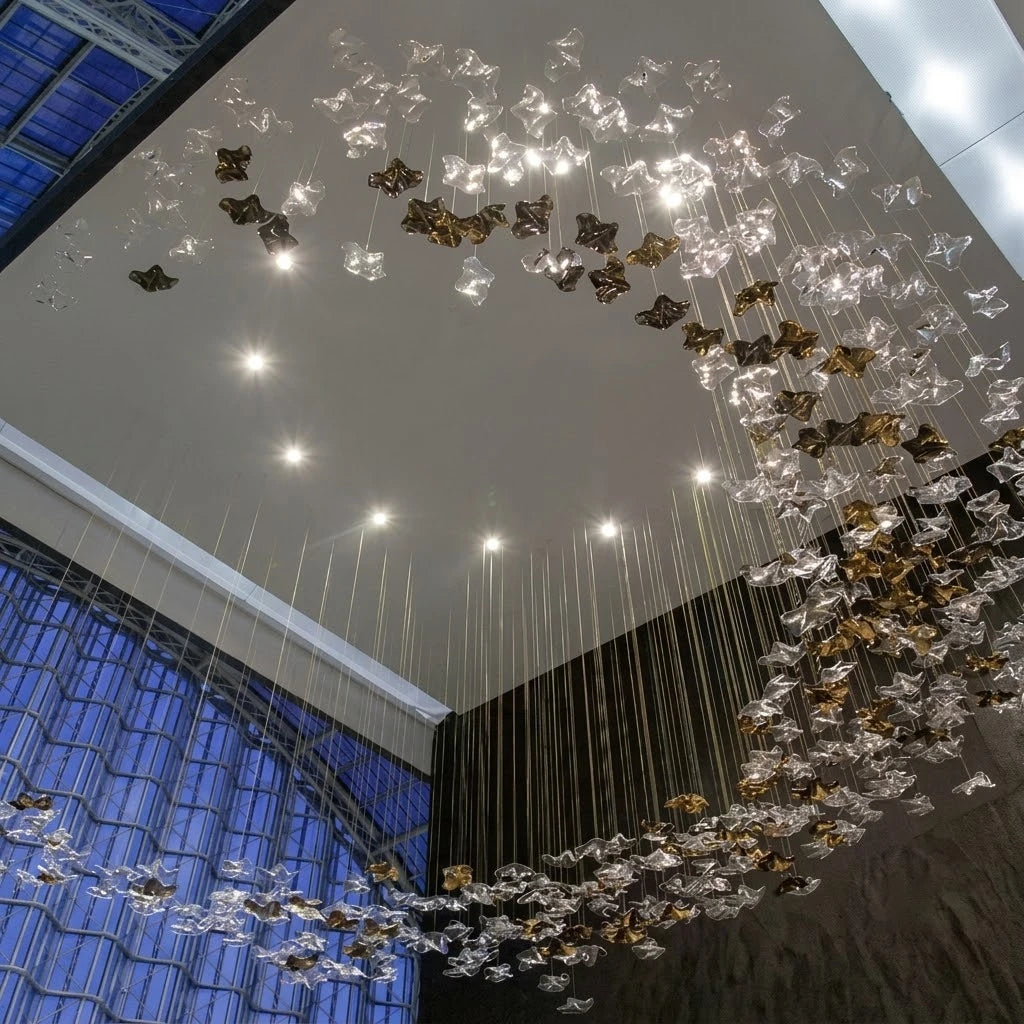 Floating Cloud Art Chandelier